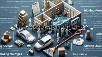 전북 순창 이사 청소 비용 절약 꿀팁!